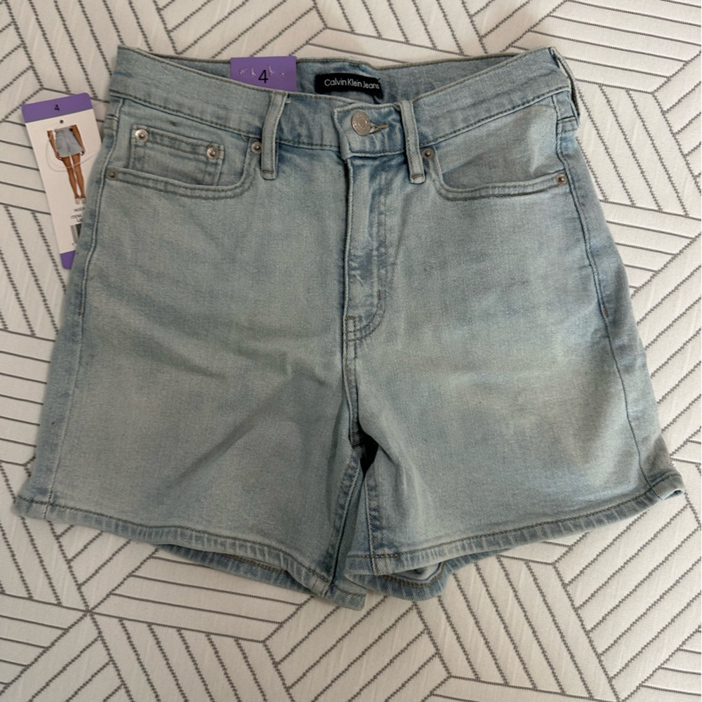 Calvin Klein Light Blue Denim Shorts